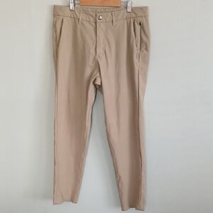 Lululemon Men's Commision Beige Chinos Pants Size 32